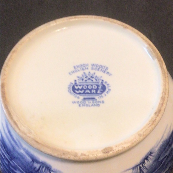 Vintage 6in Woods Ware English Pottery Pitcher - Picture 7 of 8